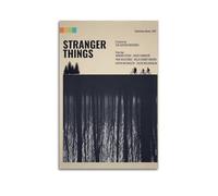 IIWERUW Stranger Things Poster mural sur toile esthétique - Peinture décorative vintage avec musique et films - Pour salon, chambre à coucher - 30 x 45 cm - Style sans cadre