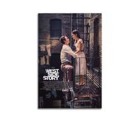IIWERUW West Side Story Poster mural sur toile esthétique - Motif musique et films vintage - Peinture décorative pour salon, chambre à coucher, 20 x 30 cm - Style sans cadre