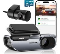 IIWEY EY02 4K Front & Rear Dash Cam Built-in 5GHz Wi-Fi Dual Dash Cam 4K/2K Rear 1080P Dual Dash Cam Super Night Vision G-Sensor USB C Port