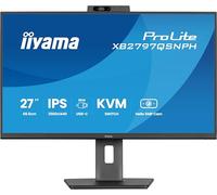 iiyama Moniteur XB2797QSNPH-B1 27" IPS QHD 75Hz USB-C PD96W HDMI DP HAS Webcam KVM RJ45