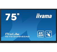 iiyama TE7512MIS-B3AG Écran d'affichage dynamique En forme de kiosk 190,5 cm (75") LCD Wifi 400 cd/m² 4K Ultra HD Noir Écran tactile Intégré dans le processeur Android 11 24/7