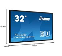 IIYAMA- Afficheur professionnel 32 LH3254HS-B1AG