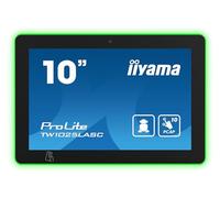 iiyama TW1025LASC-B1PNR écrans d’affichage de salle de réunion 25,6 cm (10.1") 1280 x 800 pixels LED 802.11b, 802.11g, Wi-Fi 4 (802.11n) Noir Plastique Bluetooth