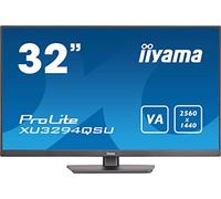 iiyama Ecran 31.5 Noir Dalle VA 5ms 2560x1440 250cdm² 4ms Haut-parleurs 1xHDMI 1xDisplayPort 2xUSB 3 côtés sans Bordure / XU3294QSU-B1