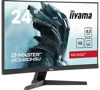 iiyama Ecran G-Master Red Eagle GC2480HSU-B1, VA Vurved 1920x1080@180Hz, 0.5ms, 300cd/m², 3000:1, Haut-parleurs, 2xHDMI 2.0, 1xDisplay Port, USB (2x2.0), Incurvé 1500R, Black Tuner