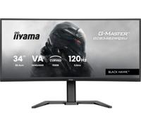 Ecran PC Gamer incurvé - IIYAMA - 34"" - UWQHD - 120Hz - Dalle VA - 0,6ms - GCB3482WQSU-B1