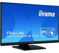 iiyama Écran PC LED ProLite T2754MSC-B1AG 27" Tactile Full HD 60 Hz 4 ms Noir mat