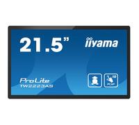 iiyama ProLite TW2223AS-B1 - Écran LED - 22" (21.5" visualisable) - fixe - écran tactile - 1920 x 1080 Full HD (1080p) - VA - 400 cd/m² - 3000:1 - 18 ms - HDMI - haut-parleurs - noir, mat