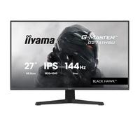 iiyama G-MASTER Black Hawk G2741HSU-B1 - Écran LED - jeux - 27" - 1920 x 1080 Full HD (1080p) @ 144 Hz - IPS - 350 cd/m² - 1500:1 - 1 ms - HDMI, DisplayPort - haut-parleurs - noir, mat Noir, Mat