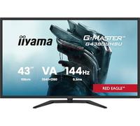 iiyama G-Master G4380UHSU-B2 43" VA, 144 Hz, 0,3 ms (MPRT), 4K UHD, FreeSync Premium, 2 x HDMI 2.1/DP/USB/USB-C (7,5 W), 2 x Haut-parleurs 7 W, télécommande