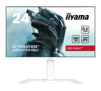 iiyama 23.8" LED - G-Master GB2470HSU-W6 Red Eagle FHD- 0.8 ms (MPRT)-Dalle Fast IPS-165 Hz-FreeSync Premium-Pivot-Blanc
