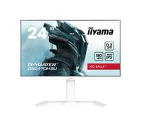 iiyama G-MASTER Red Eagle GB2470HSU-W6 - Écran LED - jeux - 24" - 1920 x 1080 Full HD (1080p) @ 180 Hz - Fast IPS - 300 cd/m² - 1000:1 - 0.2 ms - HDMI, DisplayPort - haut-parleurs - blanc, mat