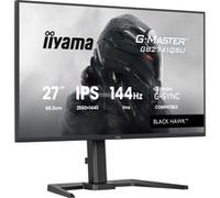 iiyama Ecran G-Master Black Hawk, GB2741QSU-B1 IPS, Adaptive Sync, QHD@144Hz, 1ms, 350cd, HP, HDMI/DP/USB HUB, réglable en Hauteur, Black Tuner, G-Sync Compatible