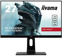iiyama G-Master GB2760QSU-B1 27 Inch TN LCD, 144Hz, 1ms, FreeSync , 2560x1440, 350 cd/m² Brightness , 1 x HDMI, 1 x DisplayPort, USB x 2, 2 x 2W Speakers, Height Adjustable Stand
