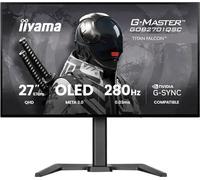 iiyama G-MASTER GOB2701QSC-B1 écran plat de PC 68,6 cm (27") 2560 x 1440 pixels 2K Ultra HD OLED Noi