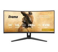 iiyama G-MASTER Gold Phoenix GCB3486WQSCP-B1 - Écran LED - jeux - incurvé - 34" (31.4" visualisable) - 3440 x 1440 UWQHD @ 240 Hz - VA - 500 cd/m² - 4000:1 - 0.4 ms - 2xHDMI, DisplayPort...