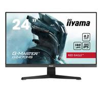 iiyama G-MASTER Red Eagle G2470HS-B1 - Écran LED - jeux - 24" (23.8" visualisable) - 1920 x 1080 Full HD (1080p) @ 180 Hz - Fast IPS - 300 cd/m² - 1000:1 - 0.2 ms - HDMI, DisplayPort -...