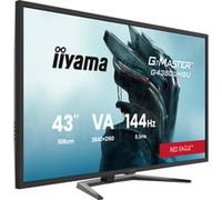 iiyama G-Master G4380UHSU-B2 43" VA, 144 Hz, 0,3 ms (MPRT), 4K UHD, FreeSync Premium, 2 x HDMI 2.1/DP/USB/USB-C (7,5 W), 2 x Haut-parleurs 7 W, télécommande