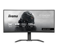 Iiyama GCB3482WQSU-B1 - Écran LED - jeux - incurvé - 34" - 3440 x 1440 WQHD @ 120 Hz - VA - 500 cd/m² - 3000:1 - 0.6 ms - 2xHDMI, DisplayPort - haut-parleurs