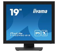 IIYAMA iiyama ProLite T1932MSC-B1S écran plat de PC 48,3 cm (19") 1280 x 1024 pixels Full HD LED Écran tactile Dessus de table Noir