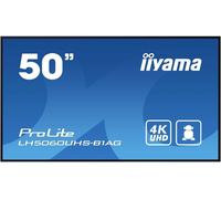 IIYAMA LCD 4K UHD IPS Ecran affichage dynamique CEE: G (A - G) 125.7 cm (49.5 pouces) 3840 x 2160 Pixel 24/7 Fonction anti-brûlure, Fonction Media Playback,