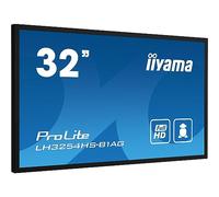 iiyama LFD 32 Dalle IPS 24/7 1920x1080 1xDVI 1xVGA 3xHDMI 2xHPs10W DisplayPort 2xUSB 500cd/m² Paysage/Port 8ms MediaPlayer VESA 200x200 / LH3254HS-B1AG