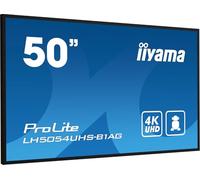 iiyama LFD 49.5 Dalle VA 24/7 3840x2160 9.5ms 3xHDMI 1xVGA 1xDisplayPort 1xDVI 2xUSB Haut-parleurs 500cd/m² Paysage/Port MediaPlayer VESA 400x400 LH5054UHS-B1
