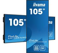 iiyama ProLite LH10551UWS-B1AG 105" Classe (104.7" visualisable) écran LCD rétro-éclairé par LED - 5K - pour signalisation numérique
