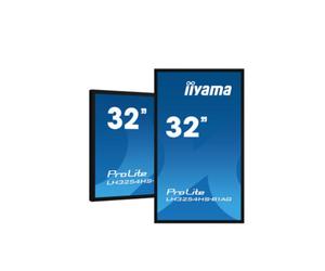 iiyama LH3254HS-B1AG affichage de messages Panneau plat de signalisation numérique 80 cm (31.5 ) LCD Wifi 500 cd/m2 Full HD Noir Intégré dans le processeur Android 11 24/7