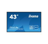 Iiyama LH4341UHS-B2 Écran Professionnel 42.5" LCD 4K Ultra HD 500cd/m² IPS 8ms Android 8.0 Ports HDMI/DVI/USB VESA 600x400 18/7