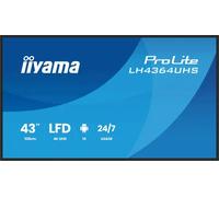 Écran d'affichage numérique - IIYAMA - Prolite LH4364UHS-B1AG - 4K UHD - 43 pouces - Android 14 OS