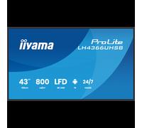 iiyama LH4366UHSB-B1AG Écran d'affichage dynamique 4K UHD de 43 pouces