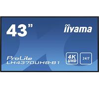 iiyama LH4370UHB-B1 Affichage de Messages Panneau Plat de signalisation numérique 108 cm (42.5") VA 4K Ultra HD Noir Intégré dans Le processeur Android 9.0