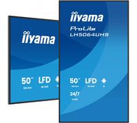iiyama ProLite LH5064UHS-B1AG - 50" écran LCD rétro-éclairé par LED - signalisation numérique - avec lecteur multimédia SoC intégré - 4K UHD (2160p) 3840...