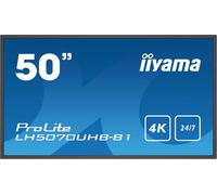 IIYAMA LH5070UHB-B1 127cm 50pouces Super Slim 3840x2160 4K UHD VA panel 30mm depth 2xHDMI USB Media 700cd/m2 4000:1