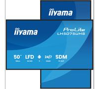 iiyama LH5075UHS-B2AG Écran Signalisation Numérique 49.5" LCD 4K Ultra HD (3840x2160) 500cd/m² VA 9.5ms HDMI/DisplayPort Android 11 Wi-Fi 24/7