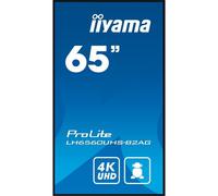 iiyama LH6560UHS-B2AG Écran d'affichage dynamique Carte A numérique 165,1 cm (65") LED Wifi 500 cd/m² 4K Ultra HD Noir Intégré dans le processeur Android 11 24/7