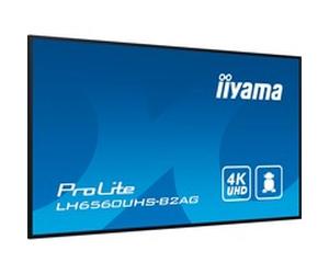 iiyama "LH6560UHS-B2AG Écran d''affichage dynamique Carte A numérique 163,8 cm (64.5"") LED Wifi 500 cd/m² 4K Ultra HD Noir Intégré dans le processeur Android 11 24/7, Affichage public" , EEC: C