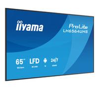 iiyama ProLite LH6564UHS-B1AG Écran d'affichage numérique 4K UHD 65 pouces avec options avancées de contrôle et de connectivité