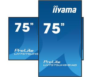 iiyama (Moniteur Pro) 75in IPS 500cd/m2 Affichage dynamique 24/7