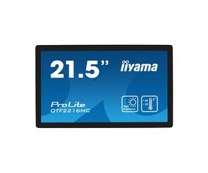 iiyama OTF2216MC-B1 Écran Signalétique Numérique LCD 22" Full HD 1920x1080, 1100 cd/m², Tactile Capacitif Projeté, VA, HDMI, DisplayPort, IP65
