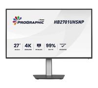iiyama Moniteur ProGraphic HB2701 27 pouces 4K UHD pour concepteurs, photographes & créateurs