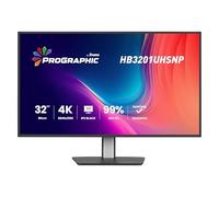 iiyama Moniteur ProGraphic HB3201 31,5" 4K UHD IPS DCI-P3 99% sRGB 100% USB-C 96W Noir mat