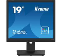 Ecran IIYAMA 19'' Noir LED dalle TN 5:4 1280x1024 5ms 250 cd/m2 15cm pied réglable en hauteur Pivot Haut-parleurs 1xVGA 1xDVI / B1980D-B5