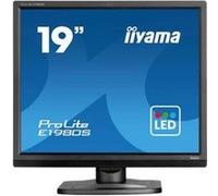 iiyama ProLite E1980S-B1 - Écran LED - 19" - 1280 x 1024 @ 75 Hz - TN - 250 cd/m² - 1000:1 - 3 ms - HDMI, DisplayPort - haut-parleurs - noir mat Noir mat G