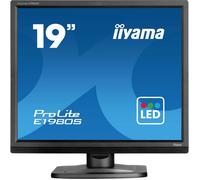 iiyama ProLite E1980S-B1 - Écran LED - 19" - 1280 x 1024 @ 75 Hz - TN - 250 cd/m² - 1000:1 - 3 ms - HDMI, DisplayPort - haut-parleurs - noir mat Noir mat