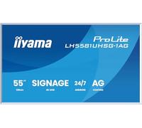 iiyama Écran 55 pouces LH5581UHSG-1AG Gallery Line cadre amovible 4K UHD 2xHDMI USB-C Android 14