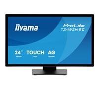 iiyama Moniteur tactile ProLite T2452MSC-B2AG 24" IPS HD 10 pts capacitif HDMI DP USB3.2 Noir E