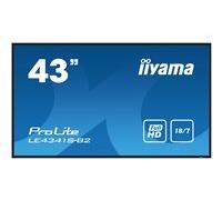 iiyama ProLite LE4341S-B2 43" Classe (42.5" visualisable) écran LCD rétro-éclairé par LED - Full HD - pour signalisation numérique