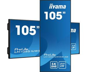 iiyama ProLite LH10551UWS-B1AG Découvrez le nouvel écran professionnel 5K dédié à la signalisation panoramique dans les espaces de vente et grandes